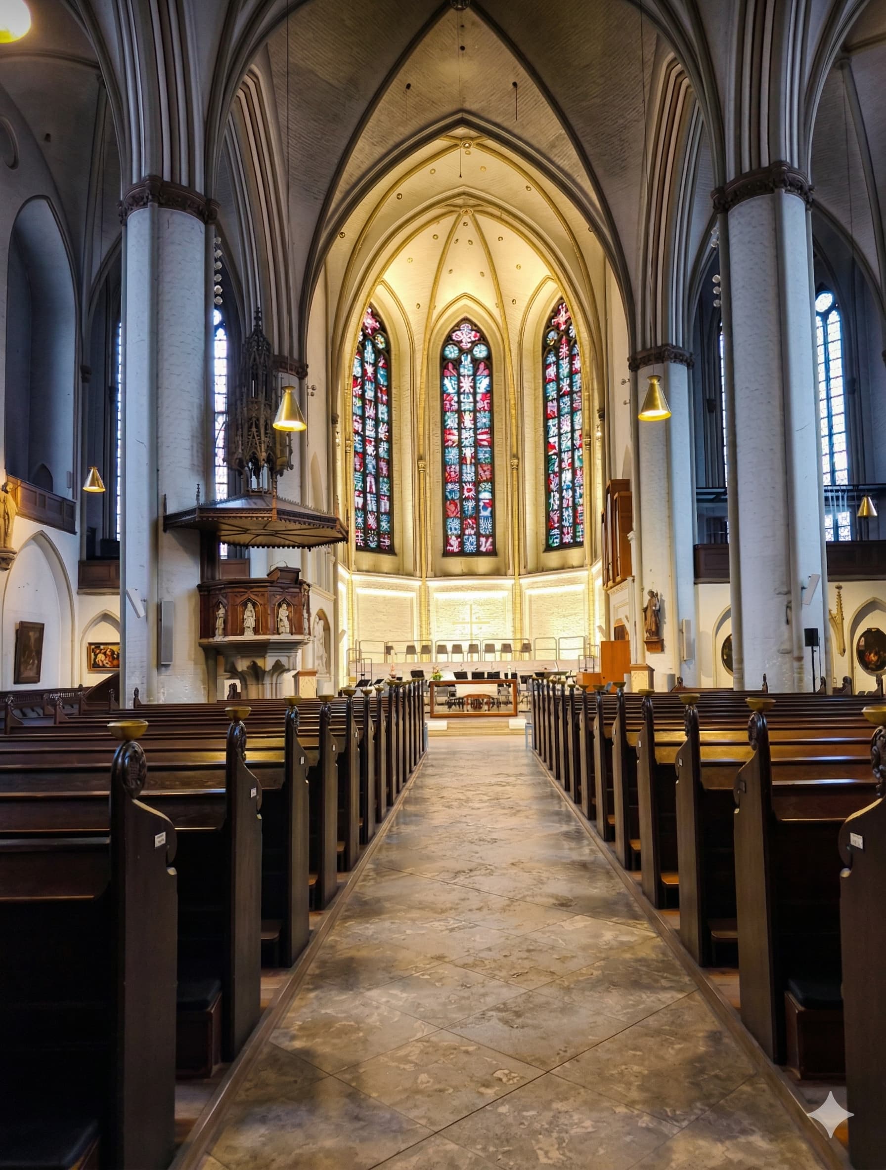 Innenraum Hauptkirche St. Petri Hamburg